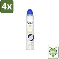 Dove - Deodorant - Spray Advanced Care - Frisse en langdurige bescherming - 200 ml - Voordeelverpakking - 4 stuks - Anti-Transpirant Spray - Anti-Transpirant Spray