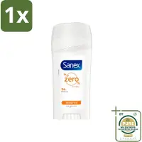 Sanex 1 x Deodorant Stick Dermo Sensitive 65 ml- Deodorant Stick - Gevoelige Huid - Alcoholvrije Deodorant - 24 Uur Bescherming - Huidbescherming