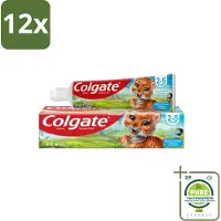 Colgate - Bubble Fruit - Kindertandpasta - Voor 2 tot 5 jaar oud - 50ml - Voordeelverpakking - 12 stuks - Kindertandpasta - Gaatjes bestrijden
