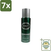 BRUT 7 x Deospray Original 200 ml - Grootverpakking - Deodorant Spray - Mannelijke Geur - Langdurige Frisheid - Zweetbevochtiging - Klassieke Geur