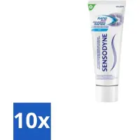 Sensodyne 10 x – Tandpasta – Rapid Relief – 75 ml - Gevoelige Tanden - Tandpasta - Pijnverlichting - Tandgevoeligheid - Rapid Relief