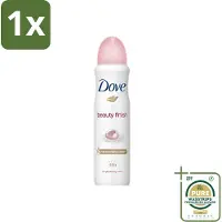 Dove 1 x - Deodorant - Spray Beauty Finish - Soepel en verzorgend - 250 ml- Beauty Finish - Deodorant Spray - Beauty Mineralen - Anti-transpirant - Oksel Verzorging