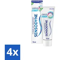 Sensodyne 4 x – Tandpasta – Complete Protection + Cool Mint – 75 ml - Gevoelige Tanden - Tandpasta - Mondverzorging - Tandgevoeligheid - Tandplak
