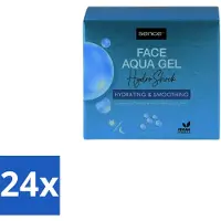 Sence 24 x – Dagcrème – Aqua Gel Hydro Shock 2-in-1 – 50 ml - Hyaluronzuur Serum - Hydratatie Serum - Huid Verzorging - Stralende Huid - Fijne Lijntjes Verminderen
