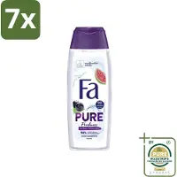 Fa 7 x - Douchegel - Pure Freshness - Acai & Guave - Verfrissend & Verzorgend - 250 ml - Grootverpakking - Douchegel - Acai - Guave - Verfrissend - Verzorgend