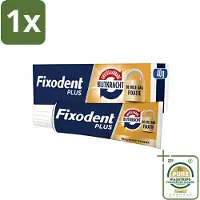 Fixodent 1 x - Kleefpasta - Plus - Krachtige Hechting - 40 g- Kleefpasta Kunstgebit - Kunstgebit Hechting - Kunstgebit Fixatie - Kunstgebit Kleefpasta - Kunstgebit Comfort