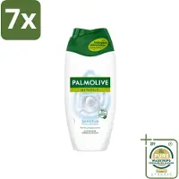 Palmolive 7 x Naturals - Douchegel - Sensitive - Voor Gevoelige Huid - 250 ml - Grootverpakking - Gevoelige Huid - Douchegel - Melkproteïnen - Zachte Douchegel - Natuurlijke Vochtbalans