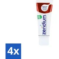Zendium 4 x – Tandpasta – Tandvlees Protect – 75 ml - Tandvleesbescherming - Gevoelig Tandvlees - Natuurlijke Tandpasta - Mondgezondheid - Fluoride