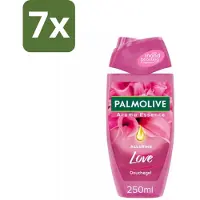 Palmolive 7 x Douchegel Aroma Essence Alluring Love 250 ml - Douchegel - Geur - Hydratatie - Verzorging - Bloemige Geur
