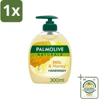 Palmolive 1 x Pamlolive Naturals - Handzeep - Melk & Honing - 300 ml- Handzeep Melk Honing - Zeepvrije Handzeep - Natuurlijke Handzeep - Handen Verzorgen - Handen Hydrateren