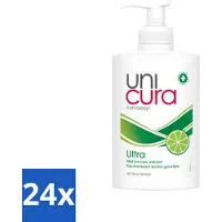 Unicura 24 x Vloeibare Handzeep Ultra 250 ml - Handzeep - Antibacteriële Handzeep - Hygiëne - Handverzorging - Natuurlijke Handzeep