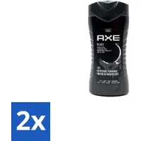 Axe 2 x – Douchegel – Black – Houtachtig & Fris - 250 ml - Douchegel - Frisheid - Mannelijke Geur - Cederhout - Peer