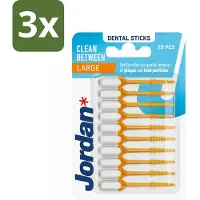 Jordan 3x Dental Sticks Clean Between Large 40 stuks