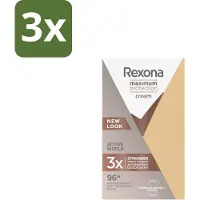 Rexona – Anti-Transpirant Stick – Maximum Protection – 45 ml - Bulkverpakking - 3 stuks