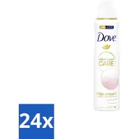 Dove 24 x – Deodorant Spray – Helps Smooth Advanced Care – 150 ml - Deodorant Spray - Okselhuid Verzorging - Huidverzorging - Alcoholvrije Deodorant - Comfortabele Huid