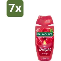 Palmolive 7 x – Douchegel – Sweet Delight – 250 ml - Douchegel - Fruitige Geur - Reiniging - Verzorging - Huidverzorging