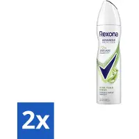 Rexona 2 x - Deodorant - Spray - Aloe Vera Scent - 150ml - Deodorant Spray - Zweetbestendig - Fris - Aloë Vera - Huidverzorgend