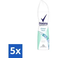 Rexona 5 x - Shower Fresh - Deodorant Spray - Anti-transpirant - 150 ml - Shower Fresh - Deodorant Spray - Anti-transpirant - 48 Uur Bescherming - Motion Sense