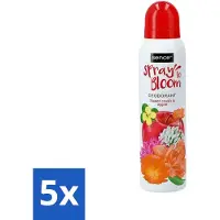 Sence 5 x - Body-X Women - Deodorant - Spray - 150 ml - Deodorant Spray - Frisheid - Fruitige Geur - Bloemige Geur - Zweetbescherming