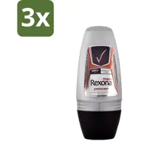 Rexona 3 x - Advanced Protection - Deo Roll-on - Anti-transpirant - 50 ml - Anti-transpirant - Zweetbeperkend - Deodorant - Zweetbescherming - Geurbeheer