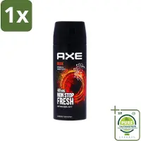 Axe 1 x - Deodorant Bodyspray - 48hrs Non Stop Fresh - Musk - Patchouli & Fougere - 150 ml - Musk Deodorant Bodyspray - Musk Geur - Deodorant Spray - Lichaamsgeur - Geurbescherming