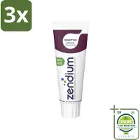 Zendium 3 x Tandpasta Sensitive 75 ml - Grootverpakking - Gevoelige Tanden - Natuurlijke Enzymen - Mondgezondheid - Fluoride - SLS-vrije Tandpasta