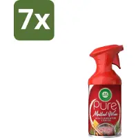 Air Wick 7 x – Luchtverfrisser Spray – Pure Mulled Wine – 250 ml - Luchtverfrisser - Warme Geur - Mulled Wine - Gezellige Sfeer - Wintergeur