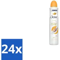 Dove 24 x – Deodorant Spray – Passion Fruit – 250 ml - Passievrucht Deodorant - Frisse Geur - Oksel Verzorging - Transpiratiegeur - Mild Voor Huid