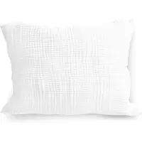 Famanu – Biologische mousseline kussensloop, 50 x 80 cm, 100% biologisch katoen, met ritssluiting, wit, zacht en huidvriendelijk, ideaal voor elk seizoen en onderhoudsvriendelijk