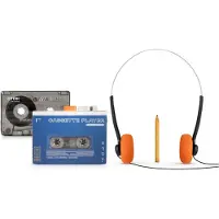 BigBen Interactive Bluetooth Auto Reverse Cassette Speler - Blauw