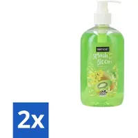 Sence 2 x – Handzeep – Splash To Bloom Kiwi – 500 ml - Handzeep - Handen Reinigen - Handen Hydrateren - Kiwi Geur - Natuurlijke Handzeep