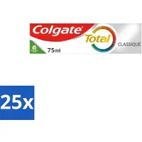 Colgate 25 x - Total Classic - Tandpasta - 75ml - Tandpasta - Mondhygiëne - Tandplak - Tandsteen - Gaatjes
