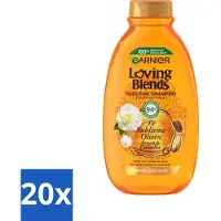 Garnier 20 x Loving Blends Argan- en Cameliaolie Shampoo 300 ml - Droog Haar - Dof Haar - Haarvoeding - Haarherstel - Arganolie
