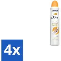Dove 4 x – Deodorant Spray – Passion Fruit – 250 ml - Passievrucht Deodorant - Frisse Geur - Oksel Verzorging - Transpiratiegeur - Mild Voor Huid