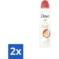 Dove 2 x – Deodorant Spray – Peach & White Blossom – 150 ml - Deodorant Spray - Fris - Okselhuid Verzorging - Perzik En Witte Bloesem - Alcoholvrije Deodorant