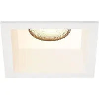 LEDVION – LED Inbouwspot Vierkant 85x85mm – Wit – Dimbaar – GU10 – 2700K – 3W – IP20