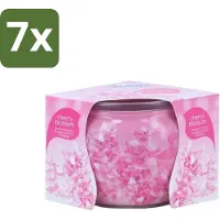 At Home 7 x - Scents - Geurkaars - Cherry Blossom - 70 g - Geurkaars - Kersenbloesem - Thuisgeur - Rustgevende Geur - Ontspanning