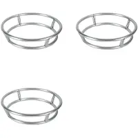 Typecat 3X Wok Roestvrijstalen Wokring Potrek Branderrooster Vervanging Draad Geïsoleerde Potmat Standaard voor Keukenwokaccessoires