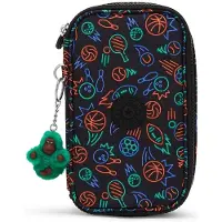 Kipling Etui '50 Pens' blauw / groen / oranje / zwart