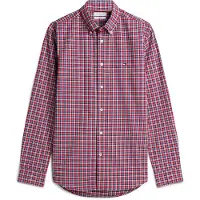 Tommy Hilfiger Overhemd 'Flex' donkerblauw / donkergeel / rood / wit