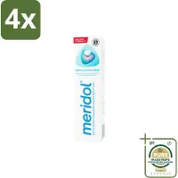 Meridol Tandpasta Tandvleesbescherming 75 ml - Voordeelverpakking - 4 stuks - Geïrriteerd tandvlees - Mondgezondheid