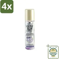 Gliss kur Gliss-Kur - Anti-Klit Spray - Winter Repair - Makkelijke Kambaarheid - 200 ml - Voordeelverpakking - 4 stuks - Haarkleur - Haarkleur