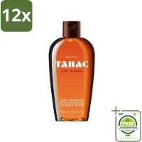 Tabac Original - Douchegel - Milde reiniging - 400 ml - Voordeelverpakking - 12 stuks - Douchegel - Bad en douchegel