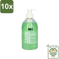 Sence 10 x - Refreshing Aloe Vera - Handzeep - Savon - 500 ml - Grootverpakking - Aloe Vera Handzeep - Handzeep Aloe Vera - Aloe Vera Handverzorging - Vloeibare Handzeep - Aloe Vera Geur