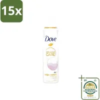 Dove 15 x - Deodorant - Spray Clean Touch - Zachte geur en verzorging - 150 ml - Grootverpakking - Clean Touch - Deodorant Spray - Anti-transpirant - Zweet En Geur - Fris
