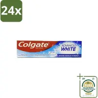 Colgate - Advanced White - Tandpasta - 100ml - Voordeelverpakking - 24 stuks - Vlekverwijdering - Tandbederf