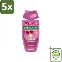 Palmolive 5 x - Douchegel - Love in Bloom - Aroma Essence - 250 ml - Grootverpakking - Douchegel - Geur - Bloemengeur - Verfrissende Geur - Hydraterende Douchegel