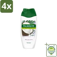 Palmolive Naturals - Douchecrème - Kokosnoot - 250 ml - Voordeelverpakking - 4 stuks - Douchegel kokos - Kokos geur