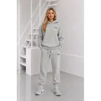 24 uomo Basic Trainingspak Dames Grijs | Maat: M