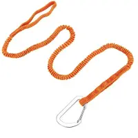 Semoic 2-pack kajakpeddellijn, boardlijn, vislijn, gereedschap met karabijnhaak, kajakaccessoires, oranje